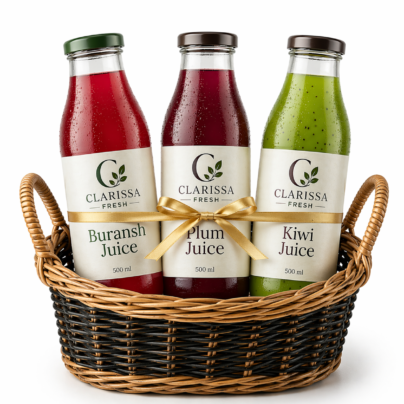 Buransh Juice + Plum Juice + Kiwi Juice