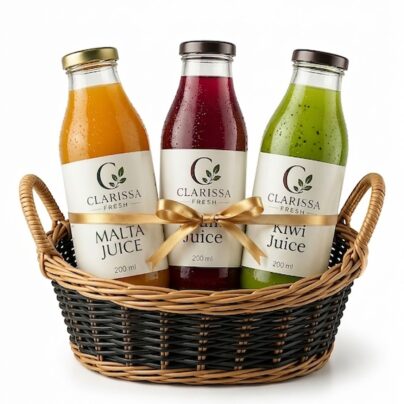 Malta Juice + Plum Juice + Kiwi Juice